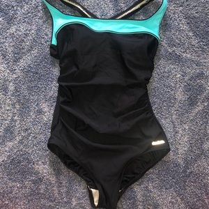 Reebok athletic one piece swim suit